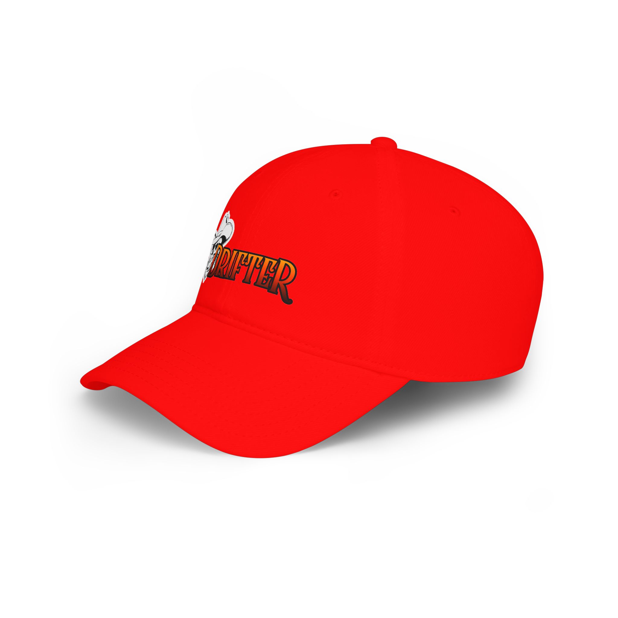 Drifter Skull Cowboy Low Profile Baseball Cap - Image 7