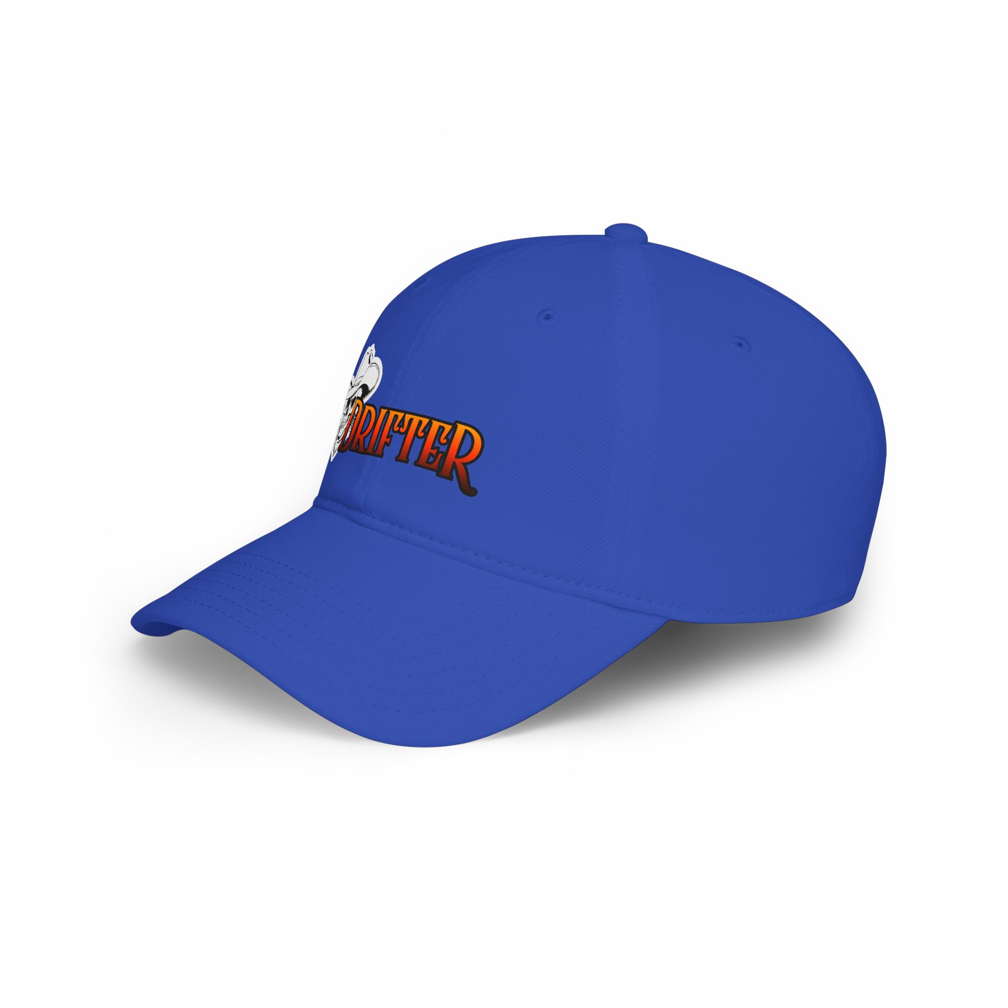 Drifter Skull Cowboy Low Profile Baseball Cap - Image 11