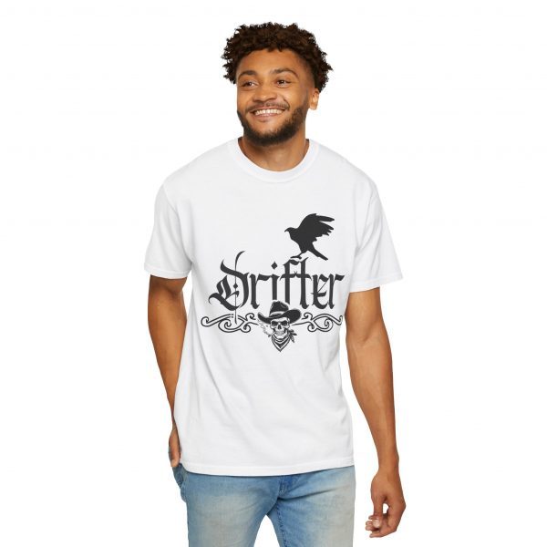 Drifter Gothic T-Shirt – Raven & Skull Vintage Graphic Tee