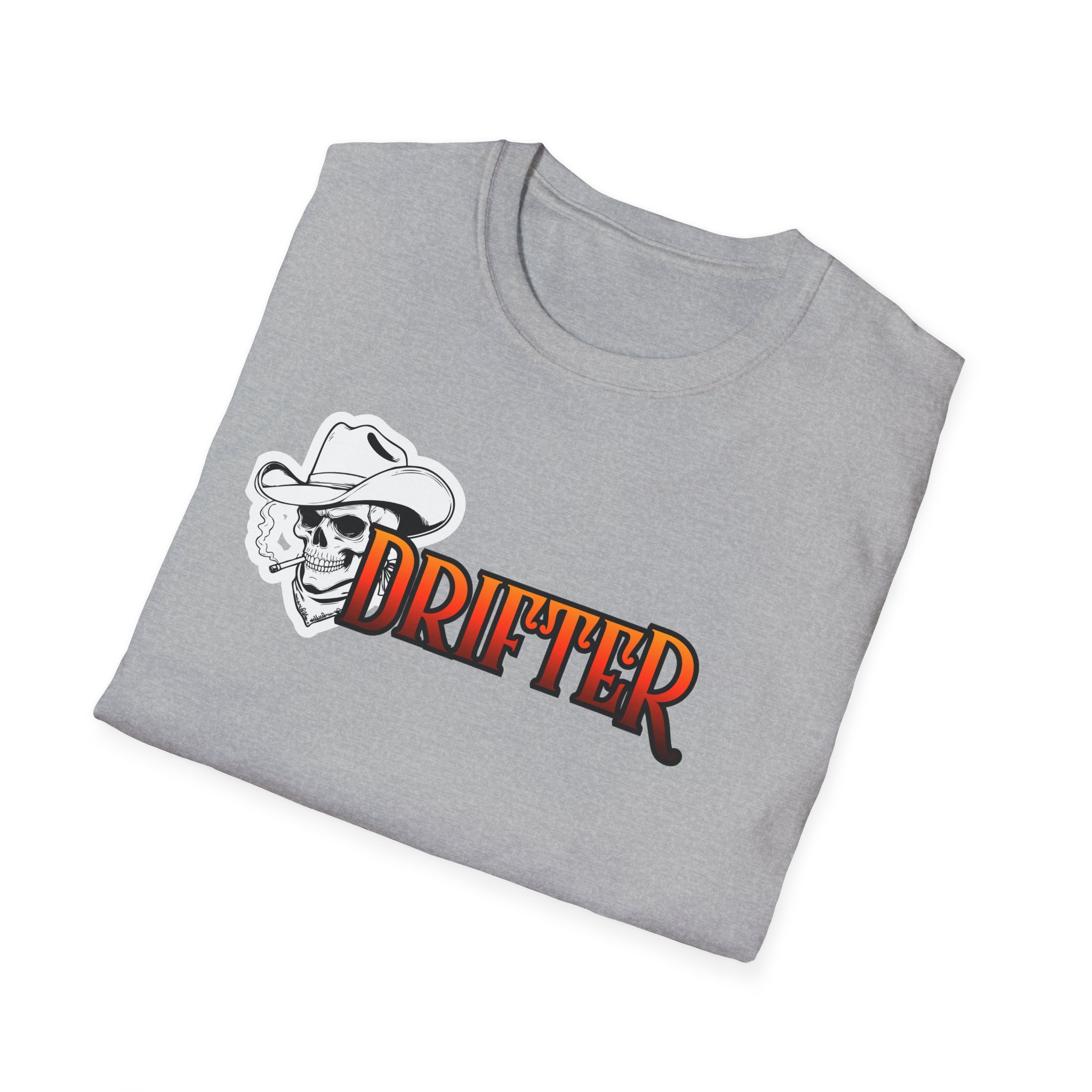 Drifter Graphic T-Shirt — Bold Retro Typography with Street Art Back Design - Image 12