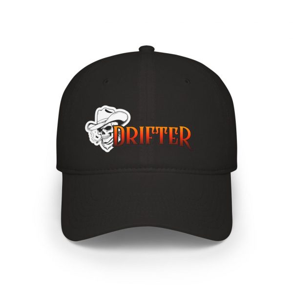 Drifter Skull Cowboy Low Profile Baseball Cap