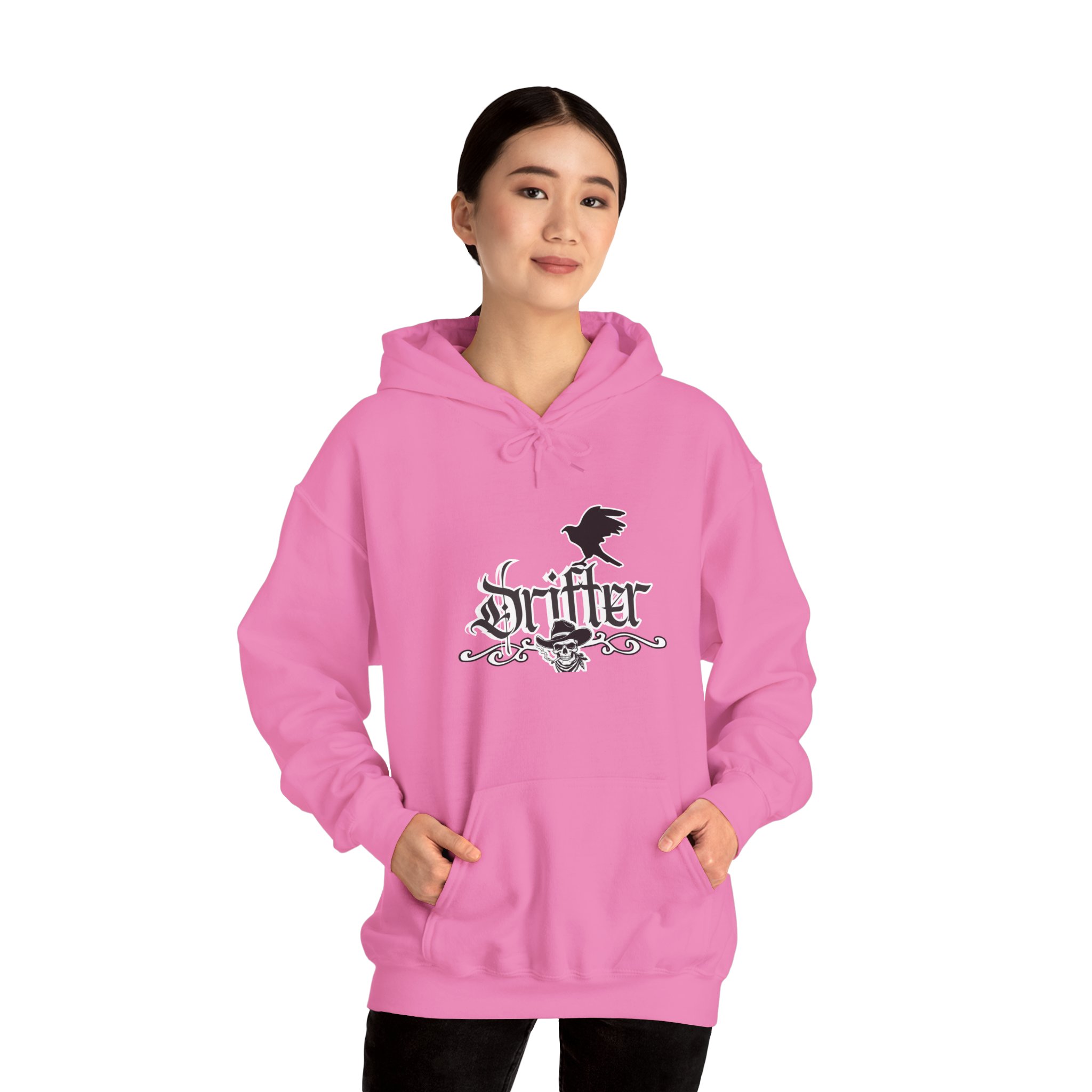 Drifter Gothic Hoodie — Colorful Back Graphic 'Lightning, Rich, Dumb, Nympho' Streetwear - Image 41