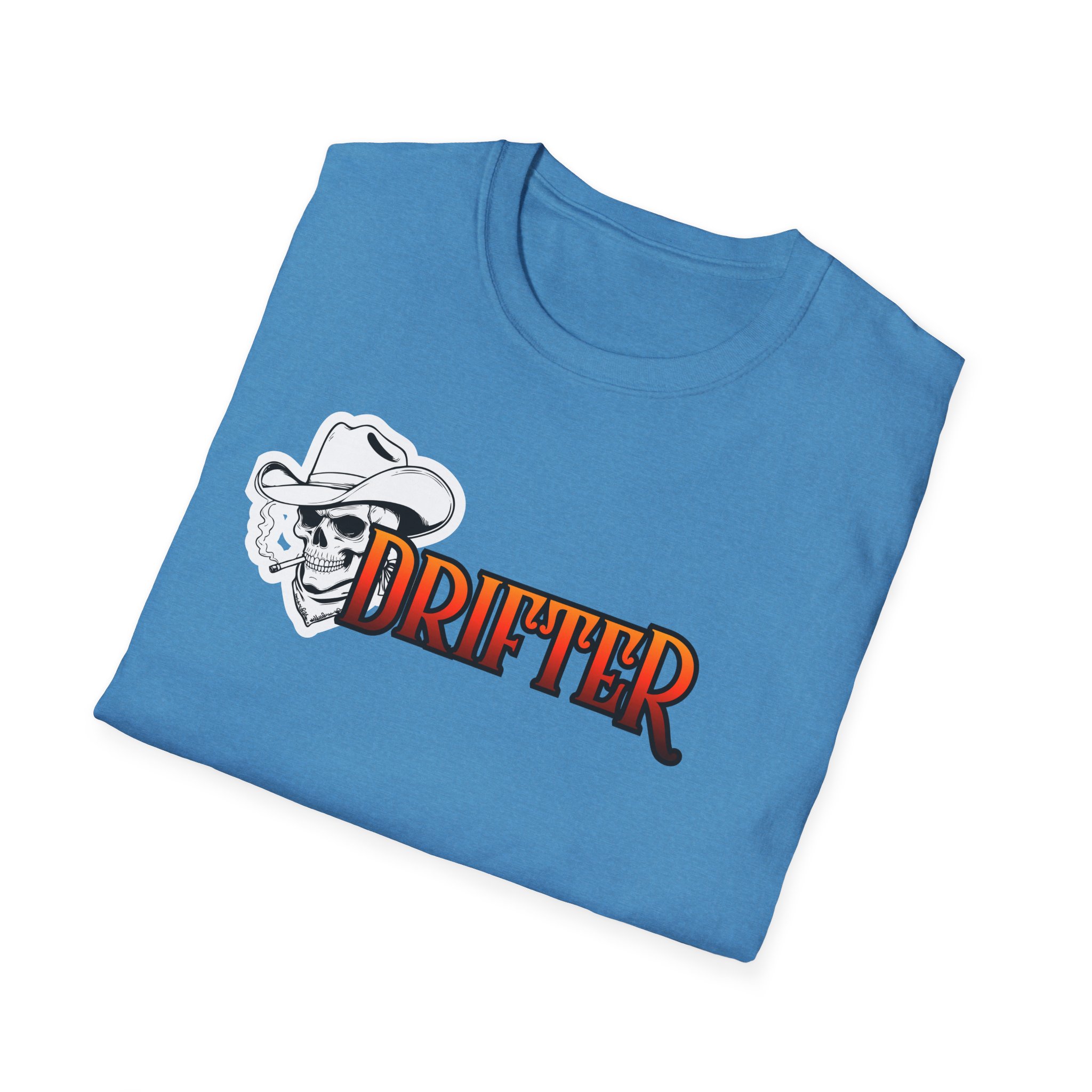 Drifter Graphic T-Shirt — Bold Retro Typography with Street Art Back Design - Image 4