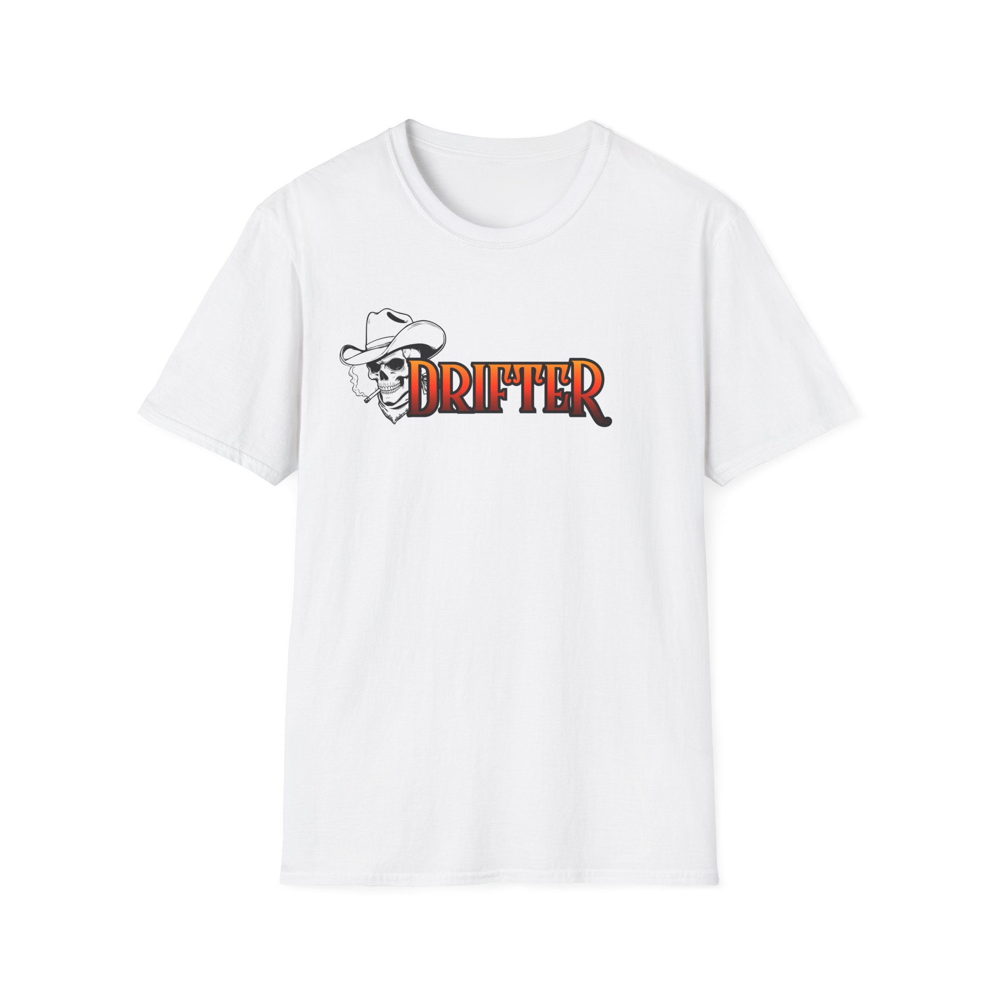 Drifter Graphic T-Shirt — Bold Retro Typography with Street Art Back Design - Image 5